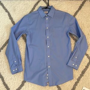 Cat&Jack blue button down dress shirt